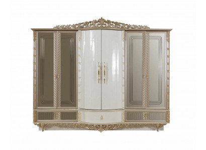 Kleiderschrank Schlafzimmer Sechstüriger Schrank Holz Schlafzimmer