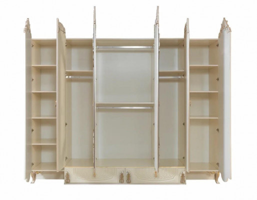 Schlafzimmer Kleiderschrank Material Holz Schrank Modern neu beige