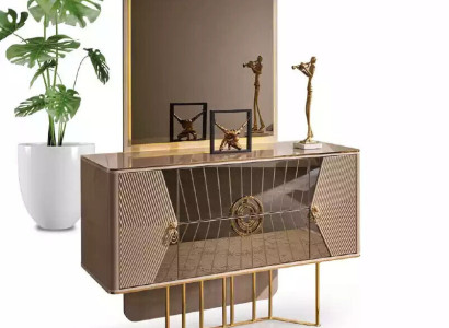 Schminktisch Luxus Schlafzimmer Kosmetiktisch Spiegeltisch Kommode Sideboard