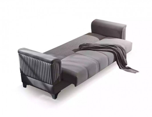 Graues Sofa Luxus 3-Sitzer Couch Wohnzimmer Möbel Polster Couchen Sofas