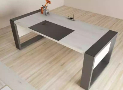 Moderner Weißer Schreibtisch Designer Büro Möbel Holz Tisch Arbeitszimmer