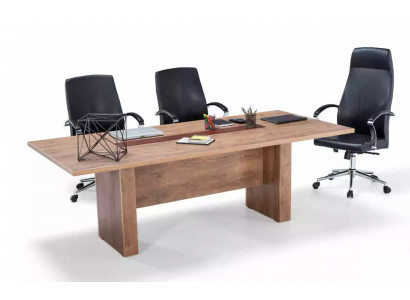 Moderner Brauner Konferenztisch Luxus Besprechungstisch Büro Möbel Neu