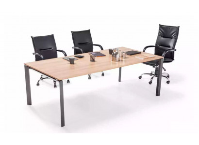 Großer Konferenztisch Besprechungstische Luxuriöse Holztische Büro Möbel