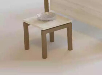 Moderner Kleiner Couchtisch Quadratischer Ablagetisch Design Holz Möbel