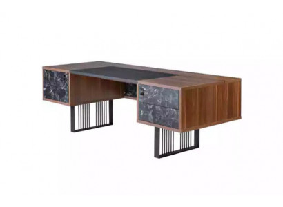 Massivholz Schreibtisch Arbeitszimmermöbel Büroeinrichtung Designer Möbel