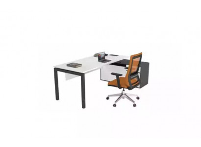 Weißer Arbeitstisch Computertisch Bürotische Holzmöbel Schreibmöbel Modern