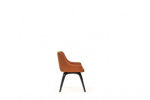Komplette Stühle Esszimmerstühle Küchenstühle Orange Set 6tlg Holz