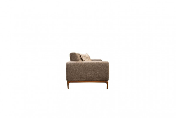 Couch Stoffsofa Polstersofa Sofa 3 Sitzer Dreisitzer Grau Design Sofas