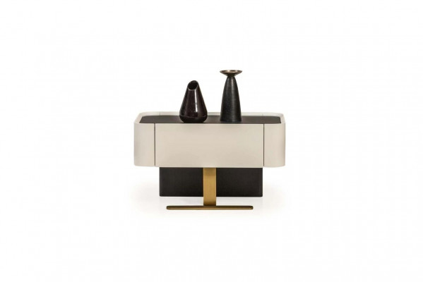 Gruppe Nachttische Nachtschranke Nachtkommoden Weiß Schlafzimmer 2tlg