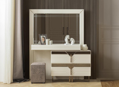 Schminktisch Frisiertisch Konsolentisch Holz Schlafzimmer Kommode Weiß