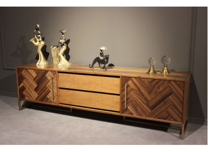 Braun TV Ständer RTV Sideboard Wohnzimmermöbel Modern Luxus Neu