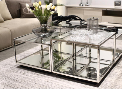 Modern Glas Couchtisch Wohnzimmer Möbel Neu Design Einrichtung