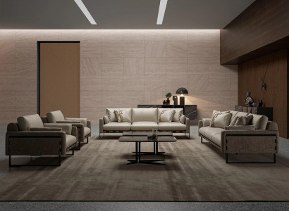 Wohnzimmer Set 6tlg Modern 2x Couchtisch Designer Sofagarnitur 2x Dreisitzer