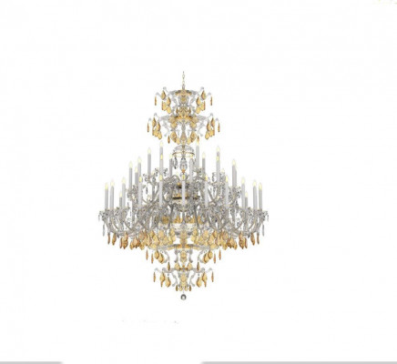 Lampe Kronleuchter Designer Exklusive Pendelleuchte Wohnzimmer Stil