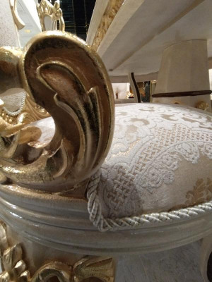 Esszimmer Set Luxus Stuhl Set 6x Stühle Essgruppe Garnitur Lehnstühle Anrichte