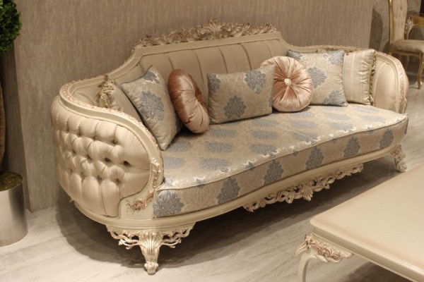 Exklusives Wohnzimmer Set Trendiges Sofas Design 2x Sessel Highlight Wohnzimmer