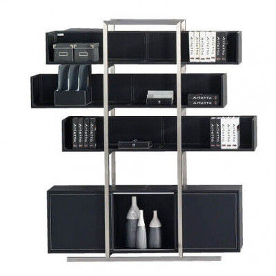 Luxus Edelstahl Regal Schrank Wohnzimmer Wandschränke Büro Regale