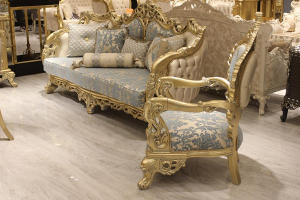 Sofagarnitur 3+1 Sitzer Sessel Garnitur Chesterfield Relax Sessel Möbel 