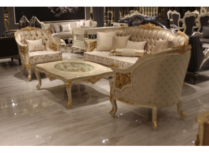 Premium Wohnzimmer Sofa Luxuriöse Sessel modernen Sessel Sofagarnitur Neu