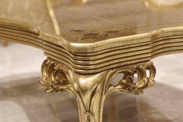 Couchtisch Wohnzimmertisch Gold Luxus Couchtische Beistelltisch Sofatisch Neu