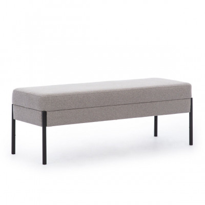Exklusives Schlafzimmer Doppelbett Metallgestell Moderne Bank Luxus Möbel