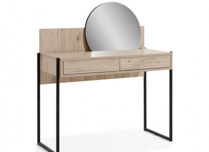 Brauner Schminktisch Spiegel Moderner Kosmetiktisch Luxus Holz Möbel