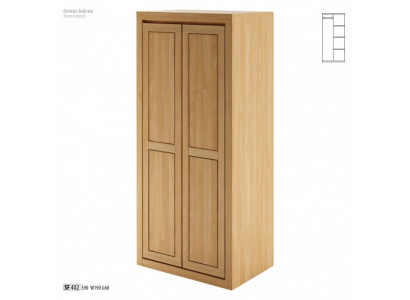 Kleiderschrank Eiche Schrank Vollholz massiv Schlafzimmerschrank Schränke Neu