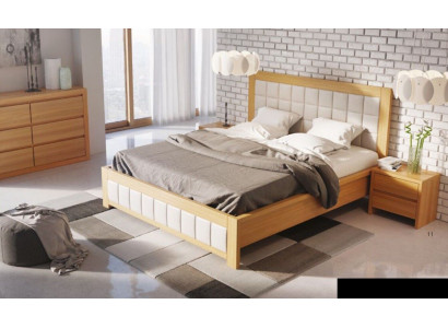 Schlafzimmer 3 tlg. Set Bett 2x Nachttisch Konsole Betten Doppel Hotel Polster