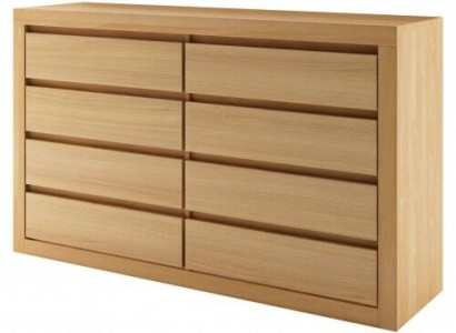xxl Schubladen Kommode Echtholz Schrank Eiche Massivholz Kommoden Sideboard Neu