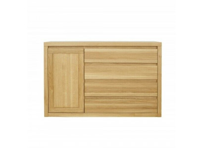 Anrichte Kommode Massivholz Schränke Echtes Holz 140x90cm Kommoden Schrank Eiche