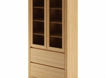 Vitrine Vitrinen Schrank Regal Holz Schrank System Regale Wohnzimmer Glasschrank
