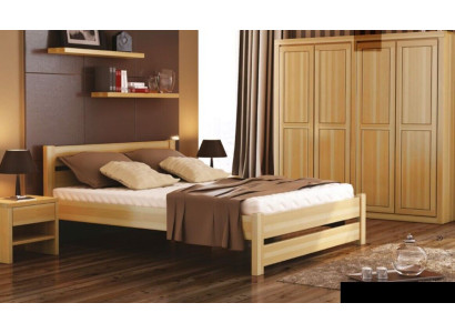 Schlafzimmer 3tlg. Set Bett Nachttische 2x Betten Echtes Holz Massivholz
