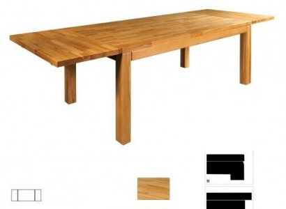 Esszimmer Esstisch Massive Tische Tisch 140x90cm Echtes Holz Vollholz Neu Möbel