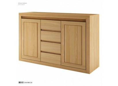 Designer Kommode Seite Low Board Kleiderschrank Regal für Wohnzimmer Massivholz