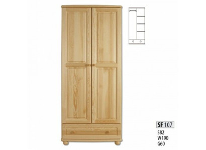 Echtes Holz Massivholz Vollholz Kleiderschrank Schrank Schlafzimmerschrank Neu