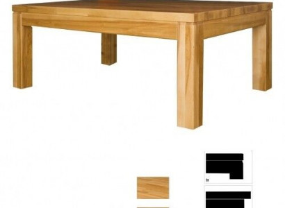 Couchtisch Beistell Tisch Echtes Holz Massive Möbel Eiche 100x70cm Neu Tische