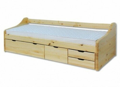 Holzbett Echtes Holz Bett Betten Schlafzimmer Hotel 90x200 Stil Massive Möbel