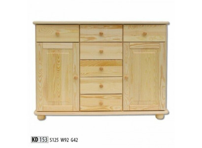 Anrichte Massive Kommode Möbel Lowboard Neu Sideboard Schrank Kommoden Echtholz