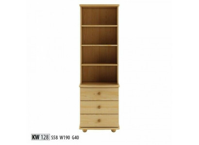 Massive Vitrine Echte Handarbeit Vollholz Schrank Holz Schränke Vitrinen Regal