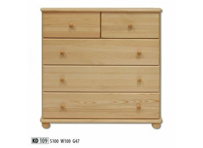 Massive Kommode Sideboard Schrank Kommoden Echtholz Schränke 100cm Anrichte Neu
