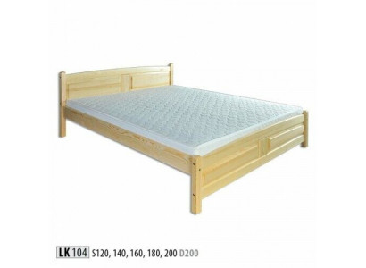 Bett 200x200cm Vollholz-Bett Massivholz Bettgestell Doppelbett