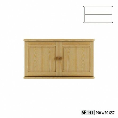 Schrank Aufsatz Kleiderschrank handgefertigter Holzverlängerung Holz Echtholz