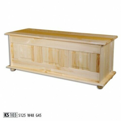 Vollholz Aufbewahrungsbox Holzkiste Deckel Kiefer Handarbeit Kiste Boxen 125x45