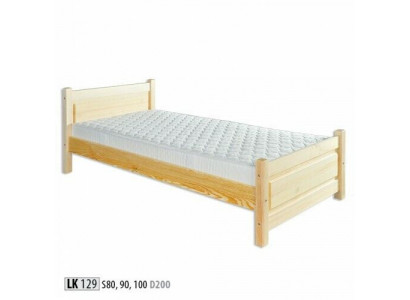 Vollholzbett Echtholz Massivholzbett 100x200 Einzelbett Seniorenbett Handarbeit