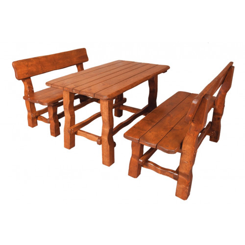 Gartenbank Parkbank Gartenmöbel 3-Sitzer Sitzbank Bank Holz Möbel Handarbeit Neu
