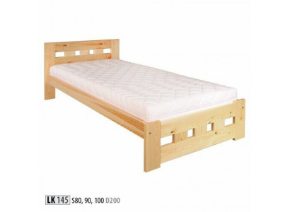 Einzelbett Jugendbett Kieferbett Kiefer Vollholz Holzbett 100x200 Handarbeit