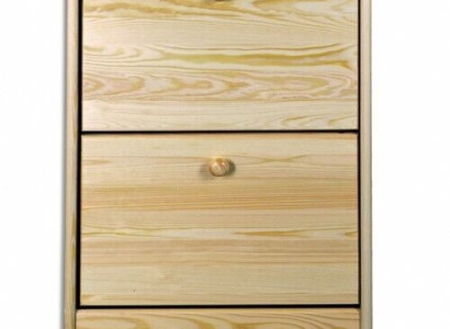 Schuhschrank 4 Fach Kommode Echtholz Massive Möbel Schuhkipper Regal