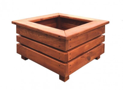 Hölzerne Blumentasche Blumentöpfe Blumentopf Garten Holztöpfe Handgefertigt