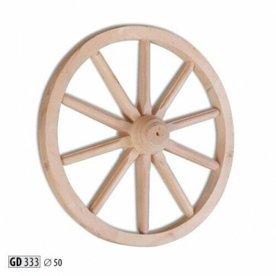 Dekorad Holzrad Ø 60 cm Speichenrad Wagenrad Gartendeko Ladendeko Dekoration Neu