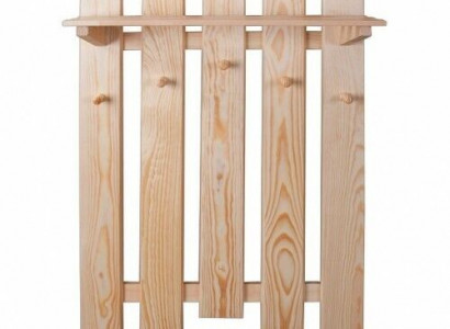 Garderobe Wandgarderobe mit 5 Haken, Wandpaneel Flurgarderobe Garderobenpaneel